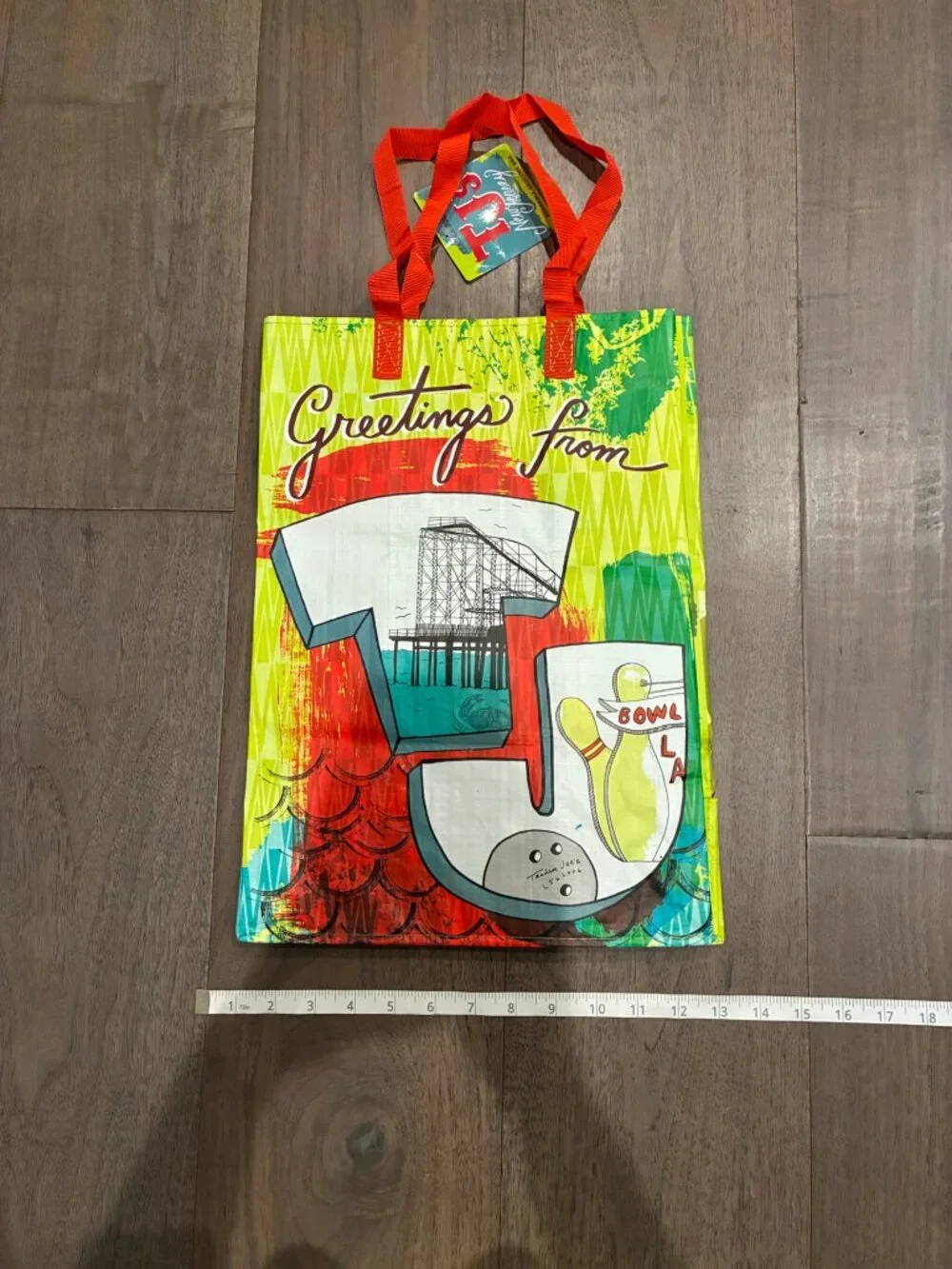 NWT Trader Joe's State Grocery Bag Collectible Regional Rare Design -New Jersey